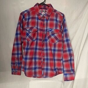 DIXXON The 95 Doohan plaid flannel Womens sz Medium.